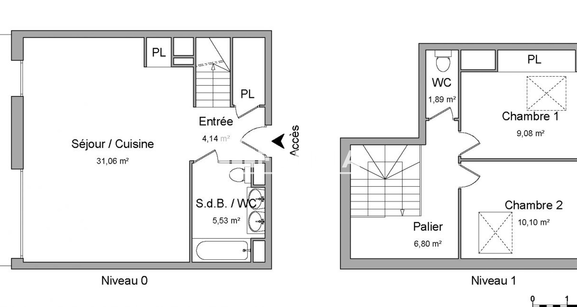 Appartement à louer, 68m², Toulouse
