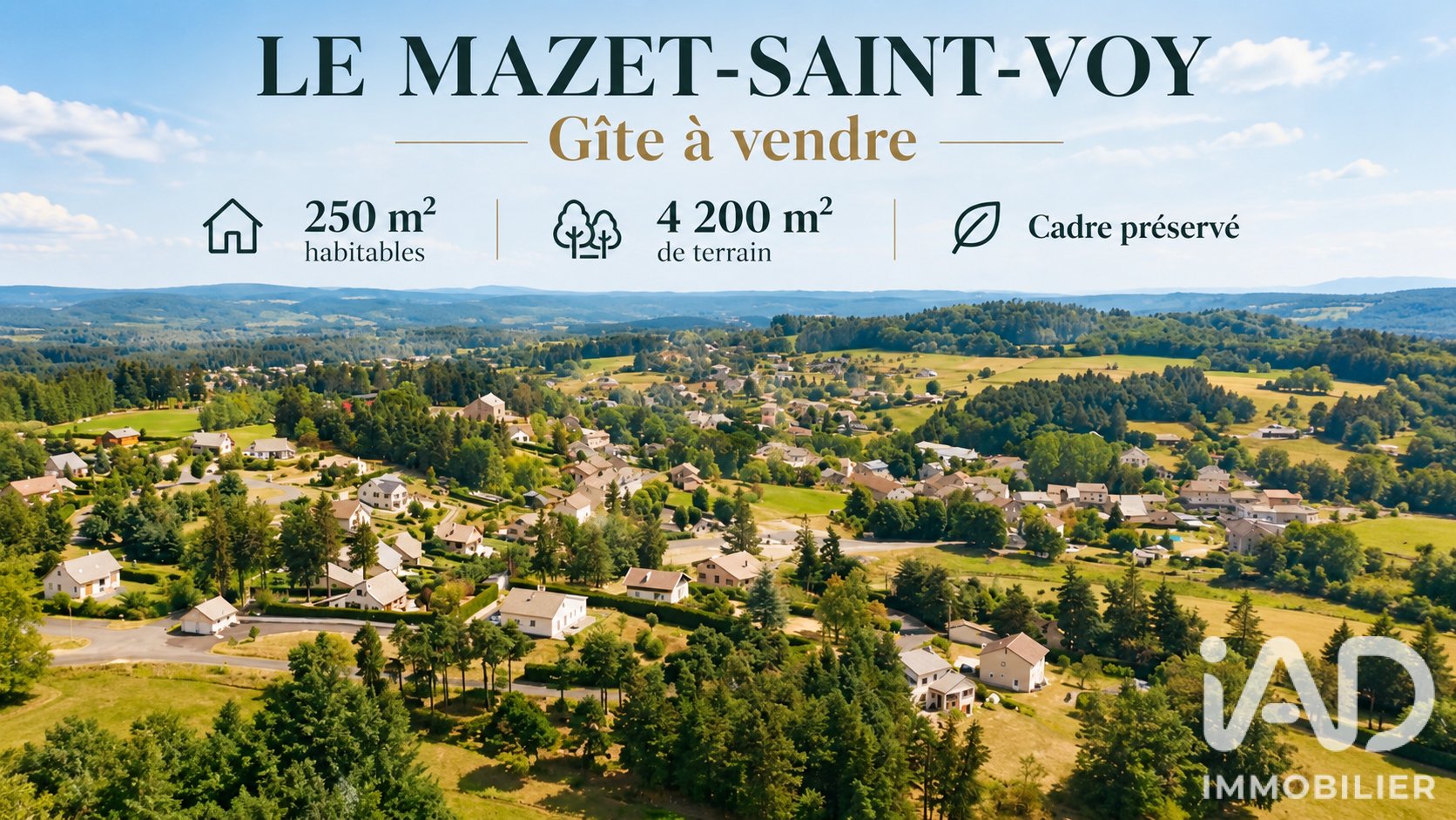 Maison à vendre, 250m², Mazet-Saint-Voy