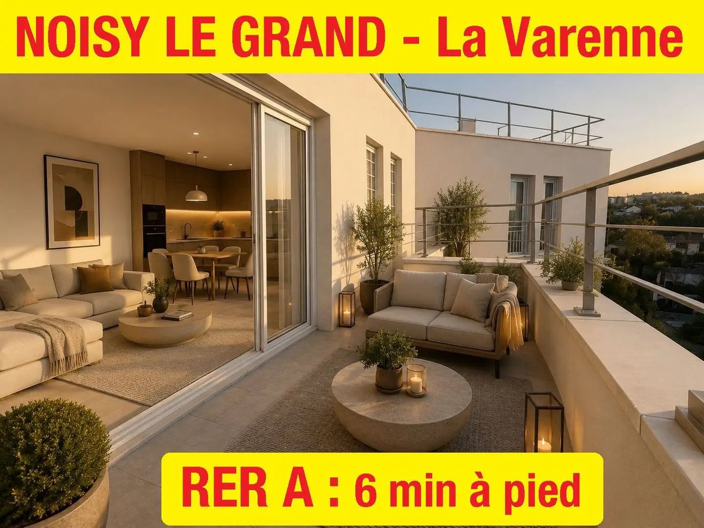 Appartement à vendre, 65m², Noisy-le-Grand