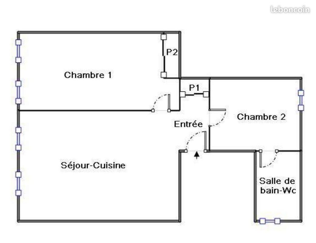 Appartement à louer, 59m², Auterive
