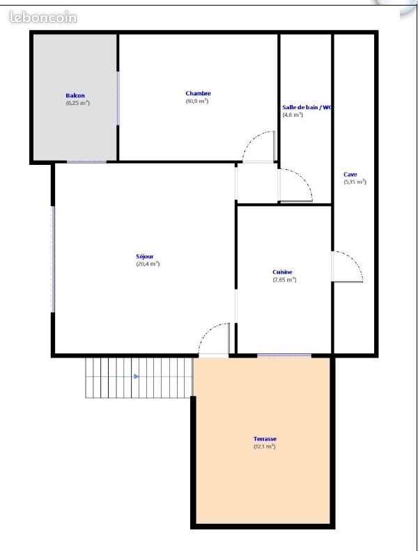 Appartement à louer, 43m², Aspremont