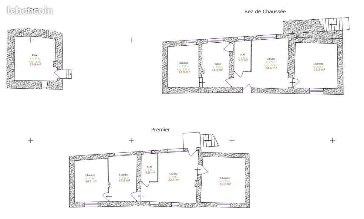 Maison à vendre, 143m², Guéreins