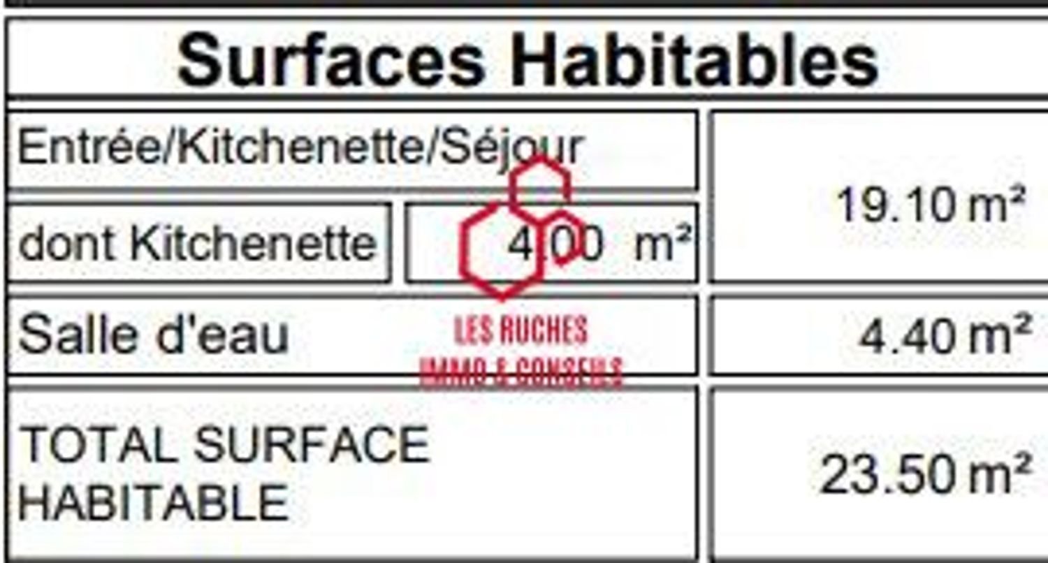 Appartement à vendre, 23m², Colombes