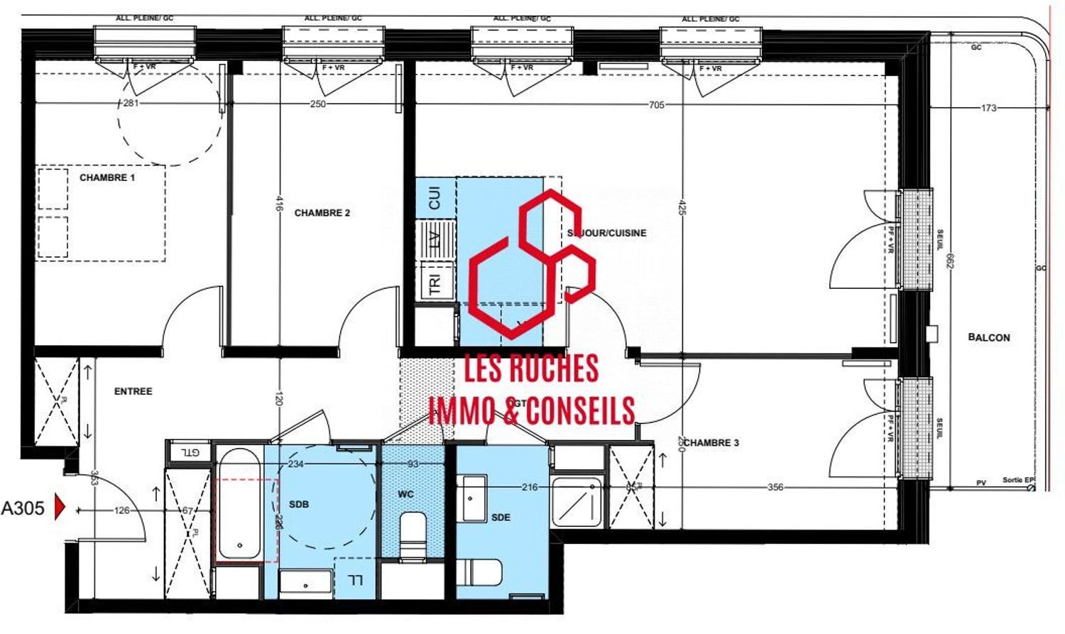 Appartement à vendre, 86m², Massy