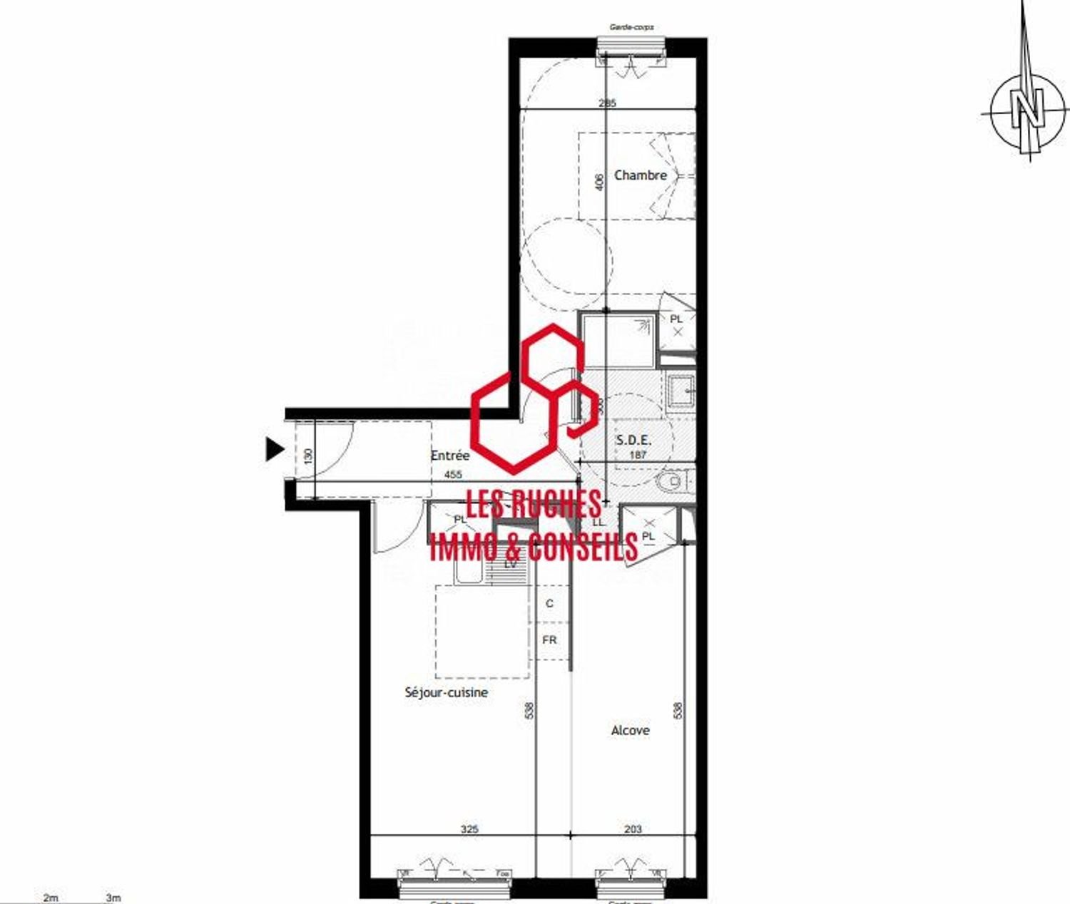 Appartement à vendre, 55m², Le Blanc-Mesnil