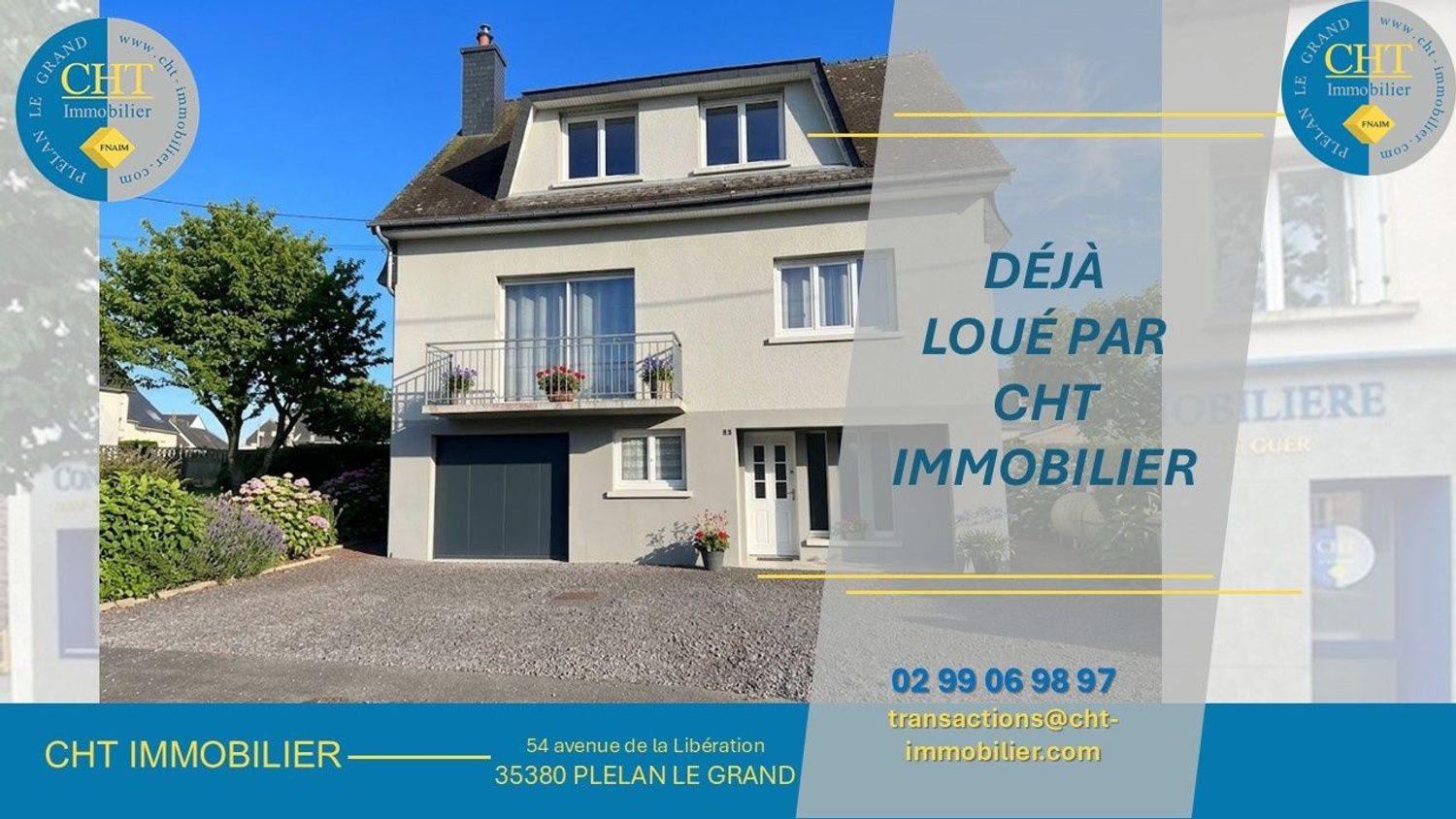 Maison à louer, 139m², Guer