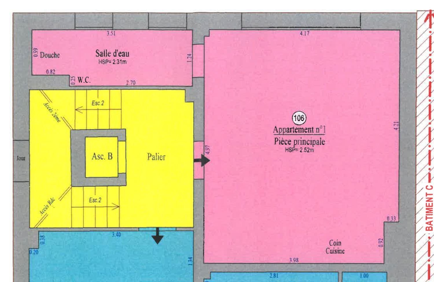 Appartement à vendre, 25m², Tours