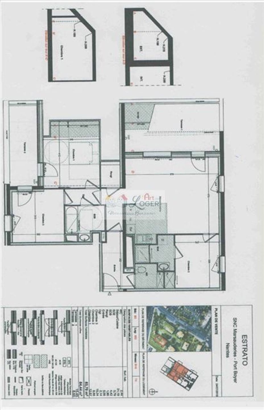 Appartement à louer, 83m², Nantes