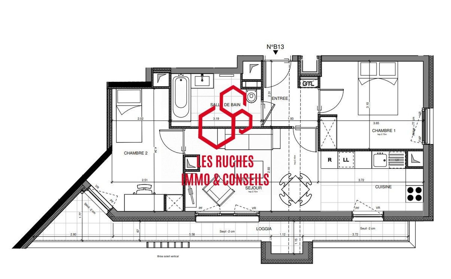 Appartement à vendre, 52m², Rueil-Malmaison
