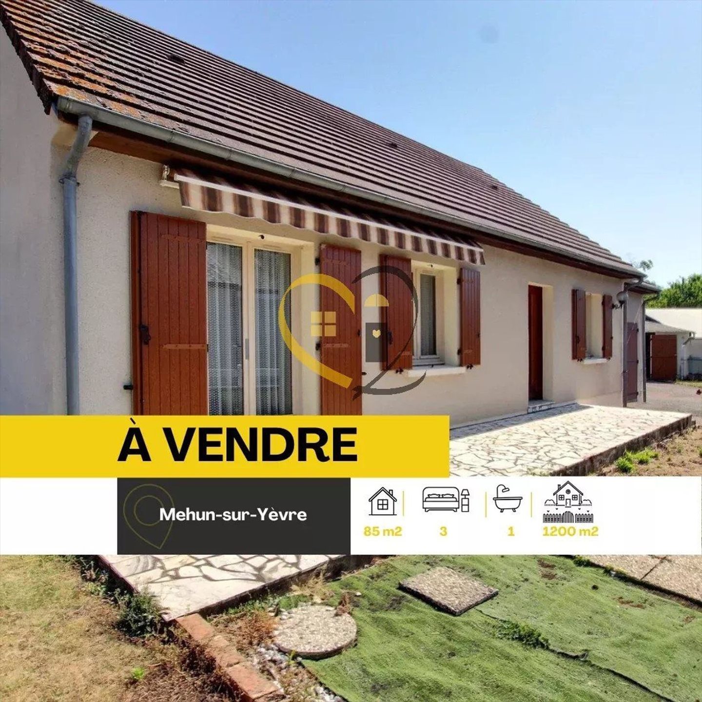 Maison à vendre, 85m², Mehun-sur-Yèvre