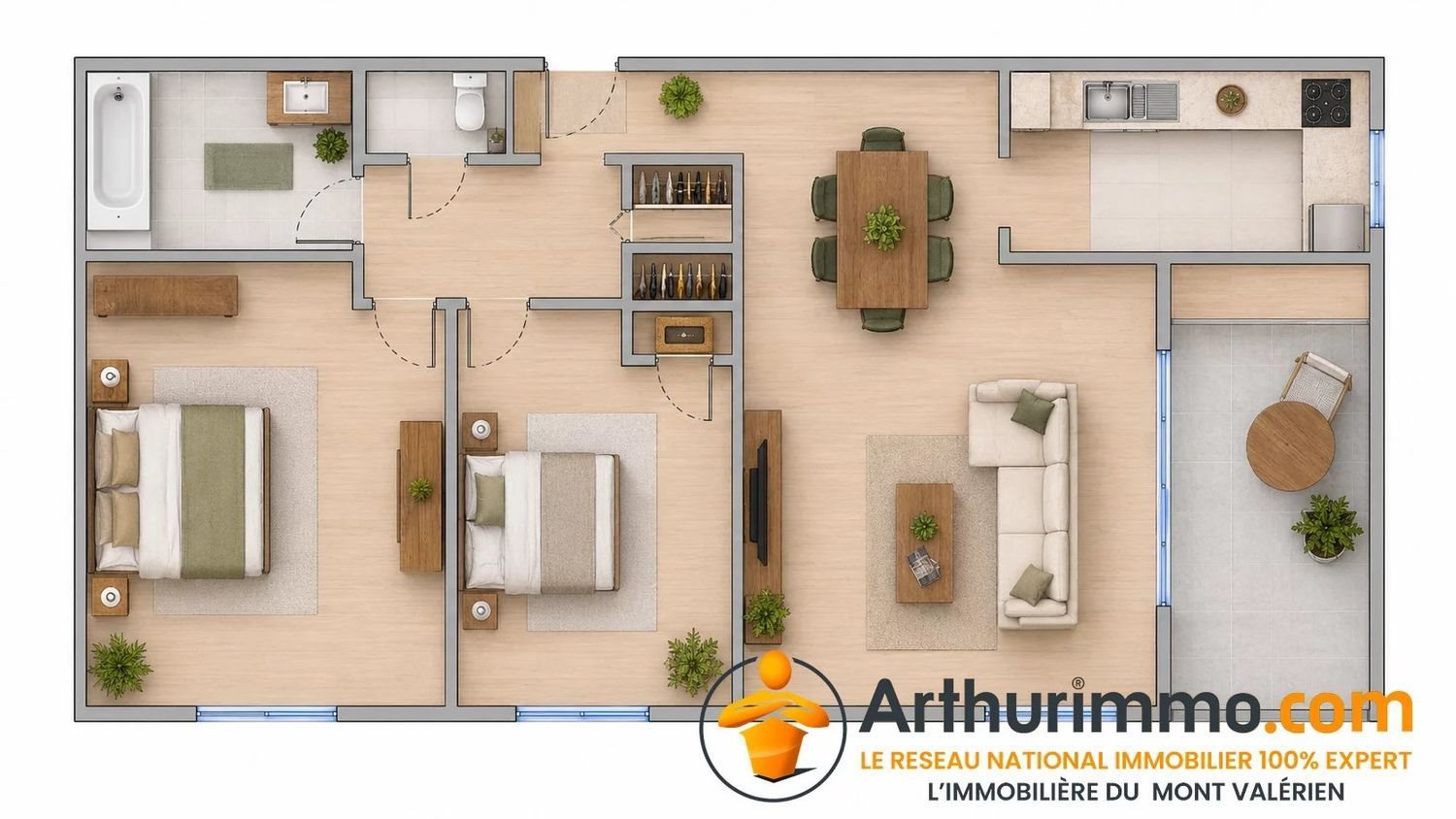 Appartement à vendre, 62m², Rueil-Malmaison