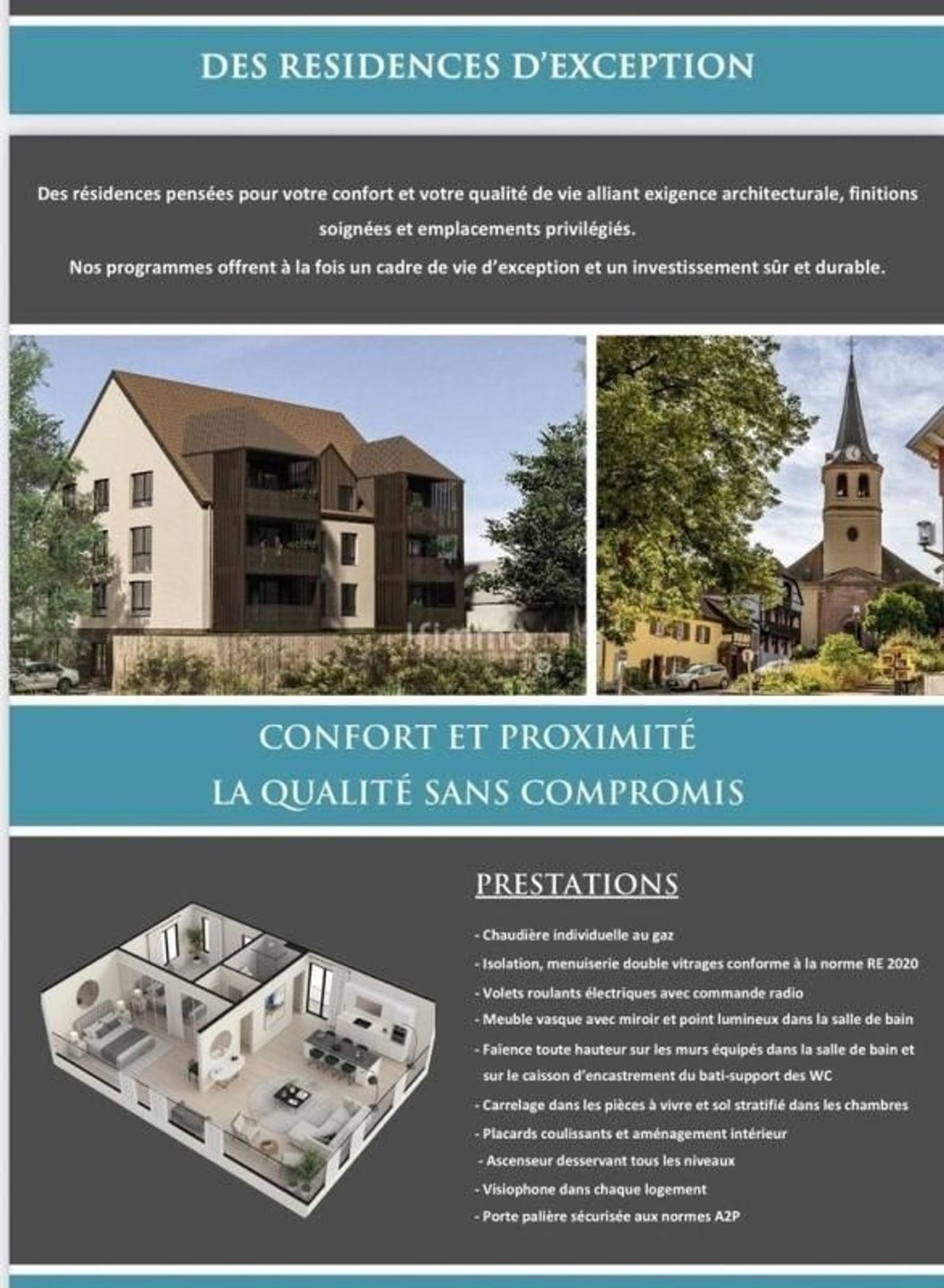 Appartement à vendre, 62m², Epfig