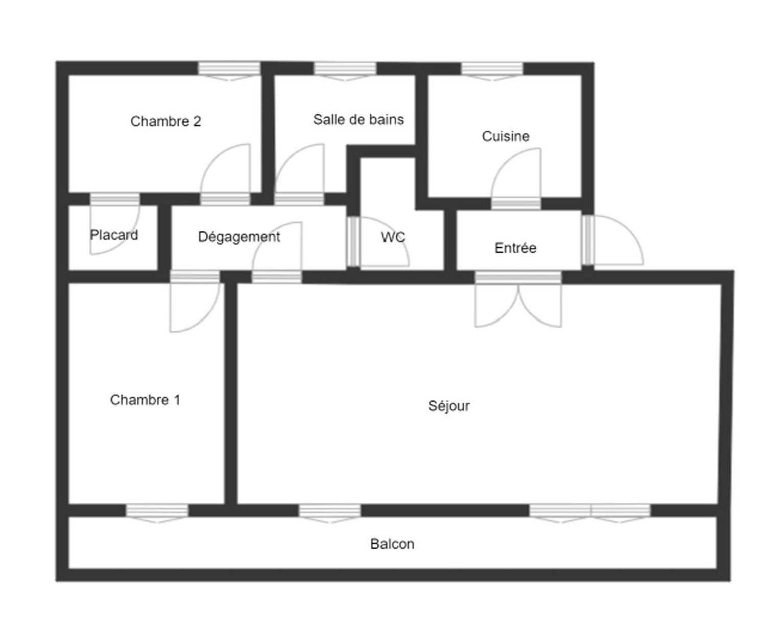 Appartement à vendre, 65m², Meaux