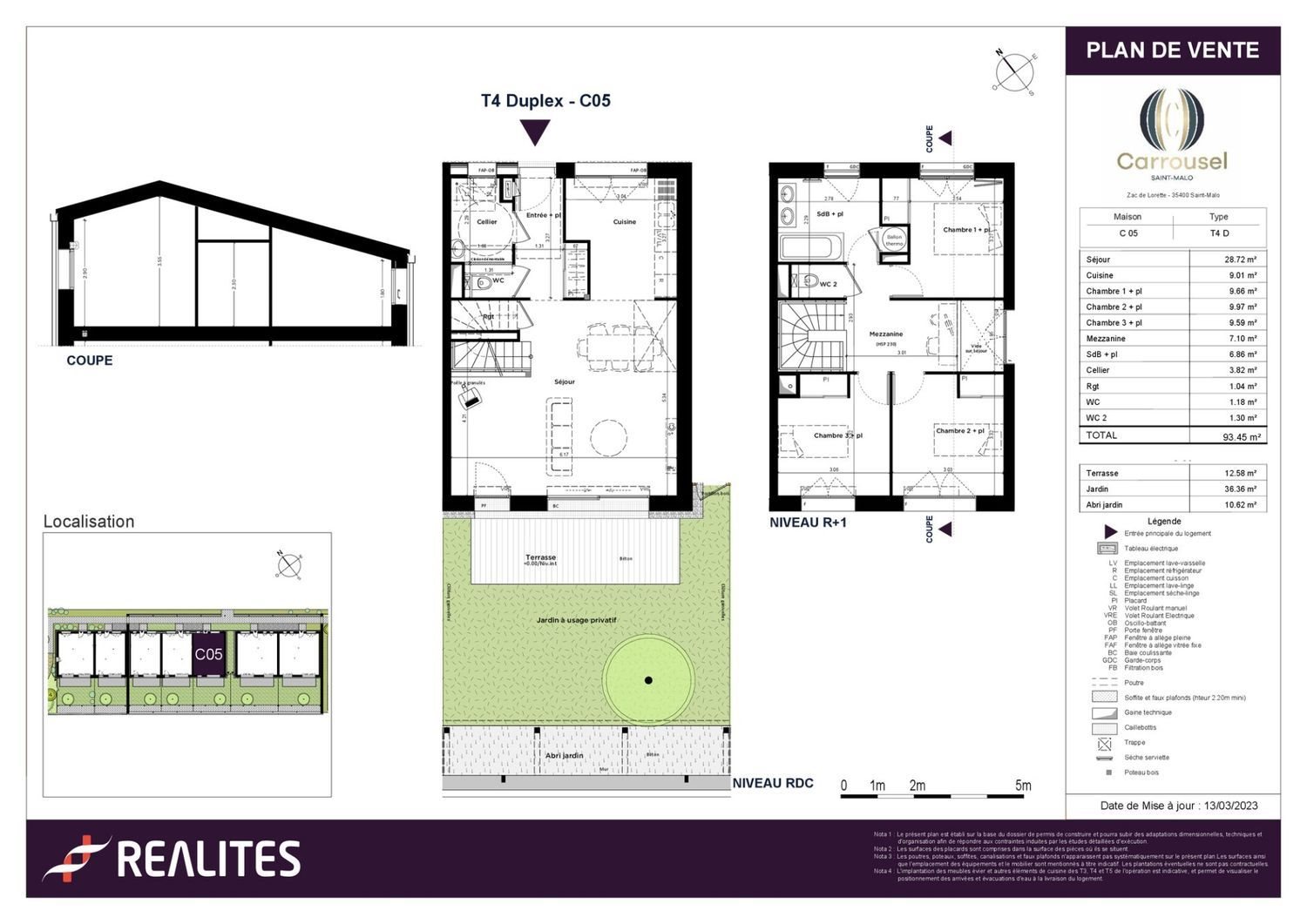 Maison à vendre, 90m², Saint-Malo