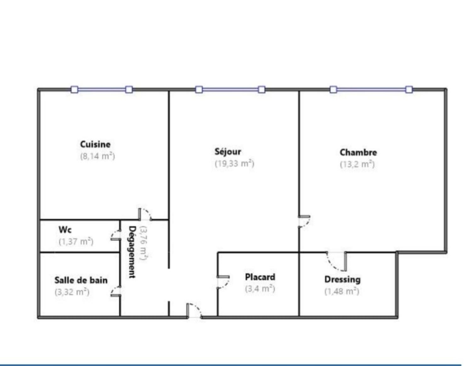 Appartement à vendre, 54m², Antibes