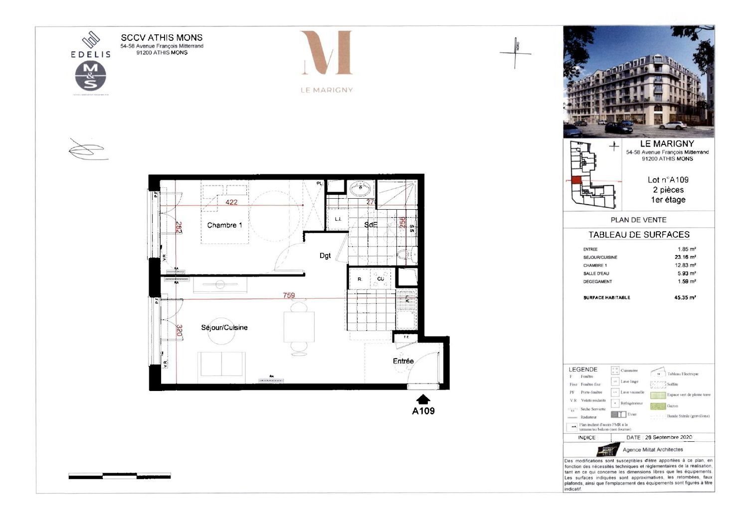 Appartement à vendre, 45m², Athis-Mons