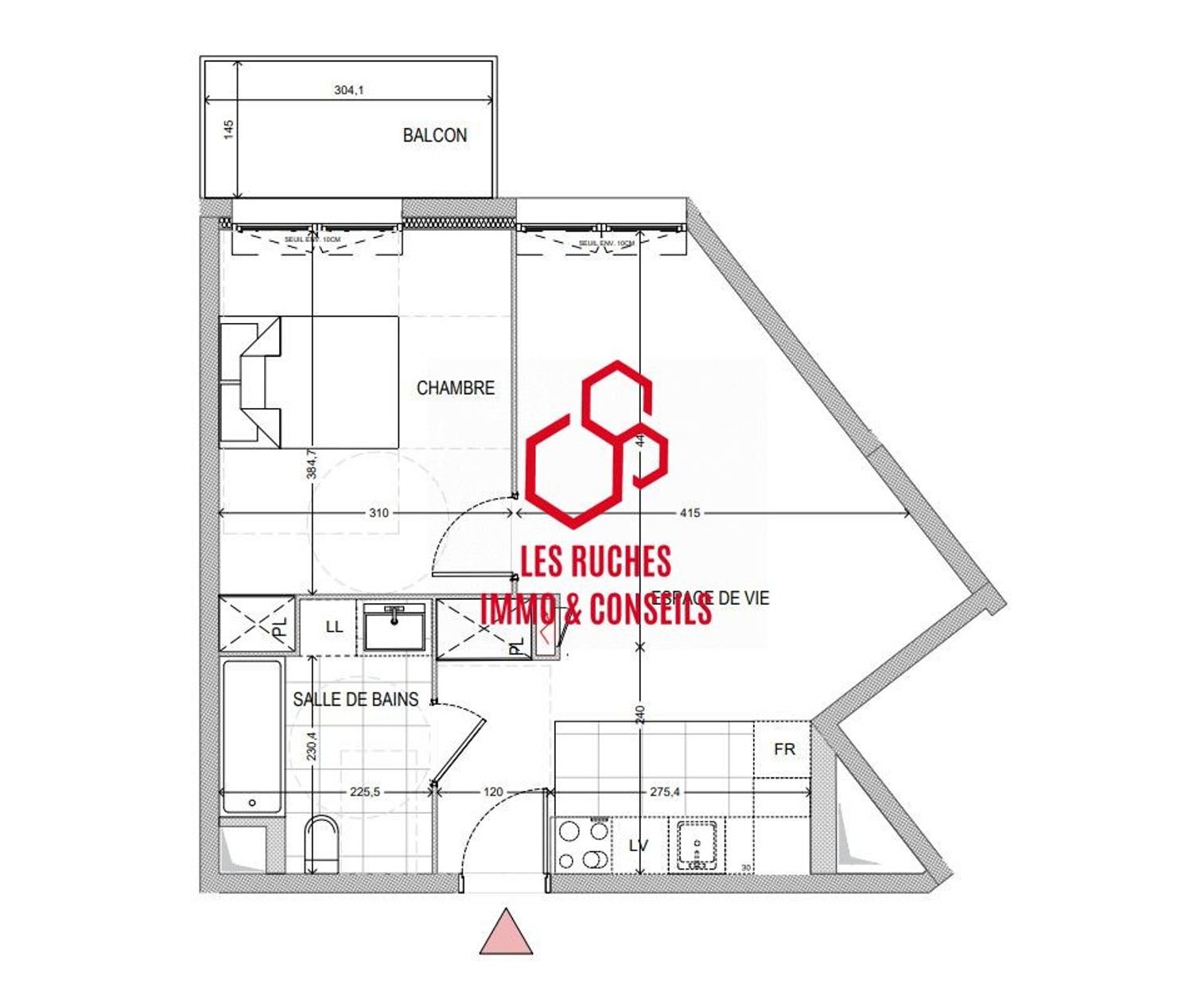Appartement à vendre, 45m², Lagny-sur-Marne