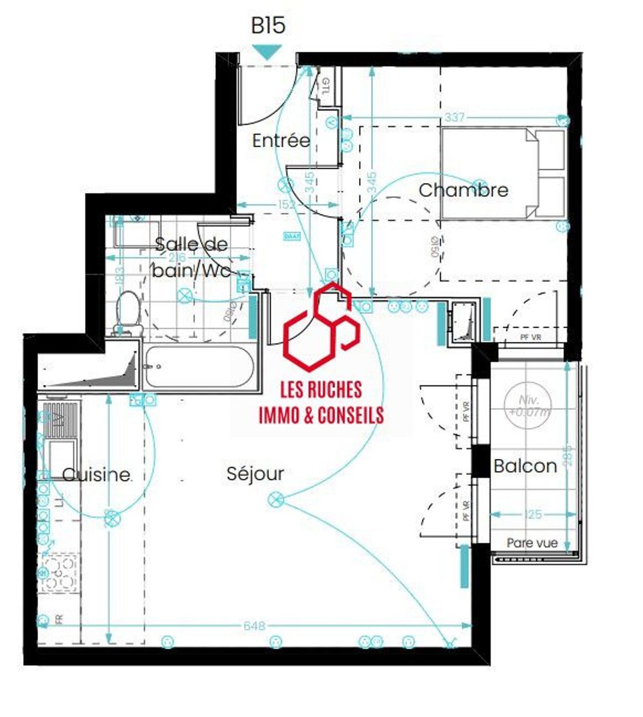 Appartement à vendre, 51m², Hardricourt