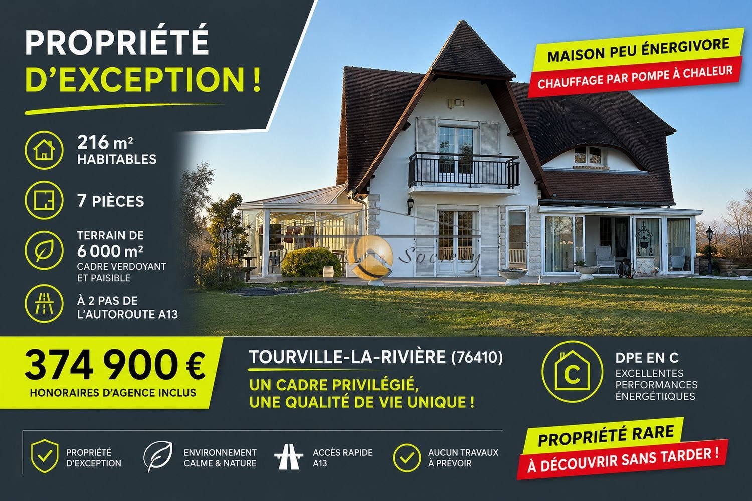 Maison à vendre, 216m², Sotteville-sous-le-Val