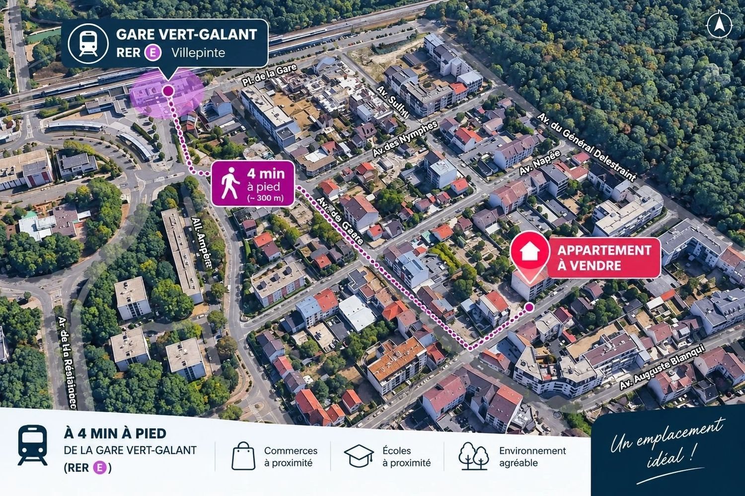 Appartement à vendre, 87m², Villepinte