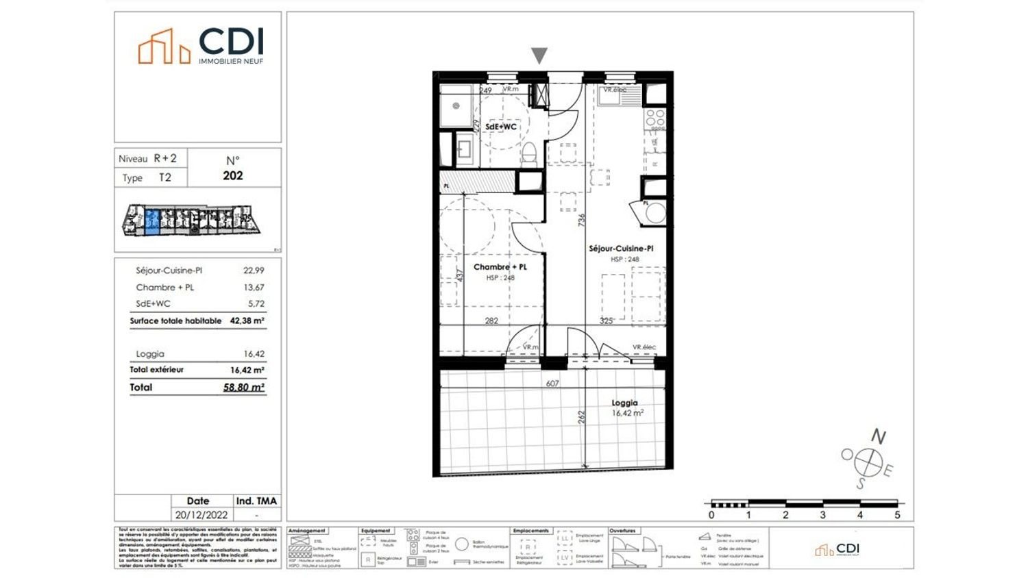 Appartement à vendre, 42m², Castelnau-le-Lez