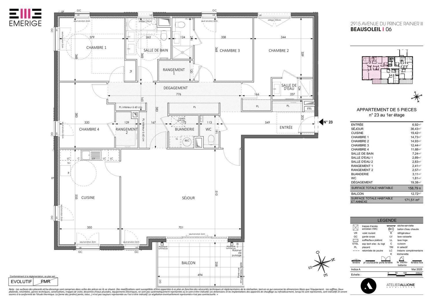 Appartement à vendre, 159m², Roquebrune-Cap-Martin