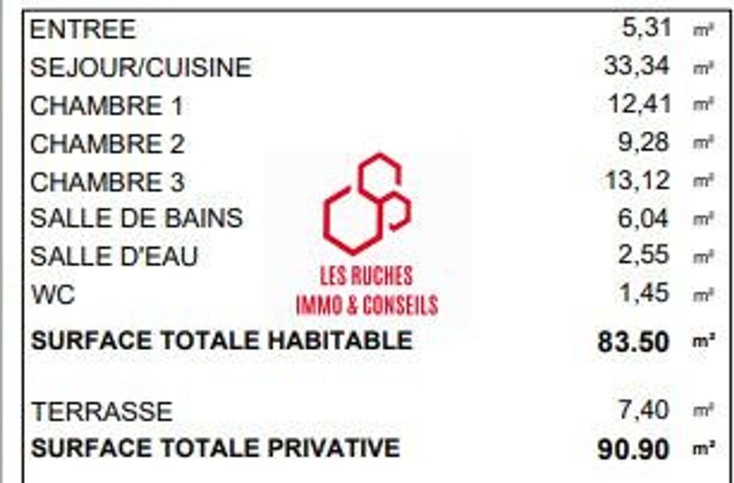 Appartement à vendre, 83m², Champigny-sur-Marne