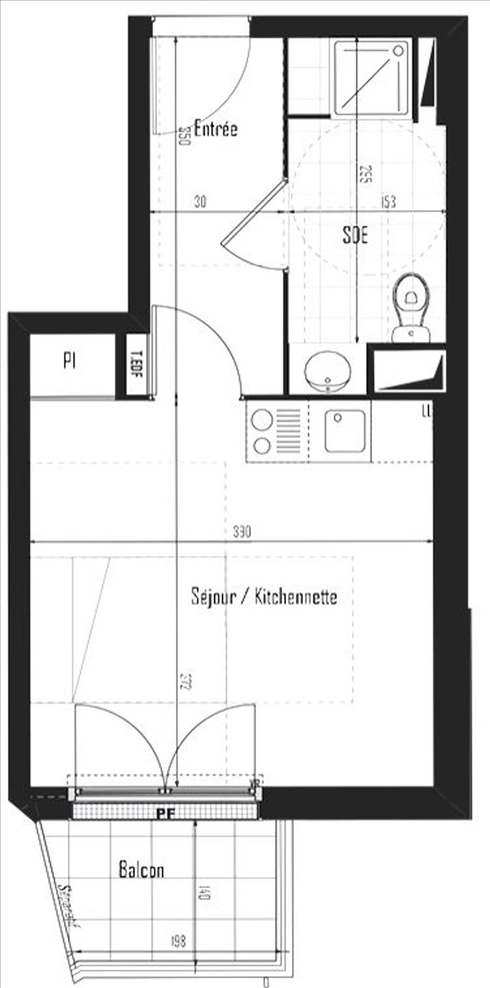 Appartement à louer, 24m², Drancy