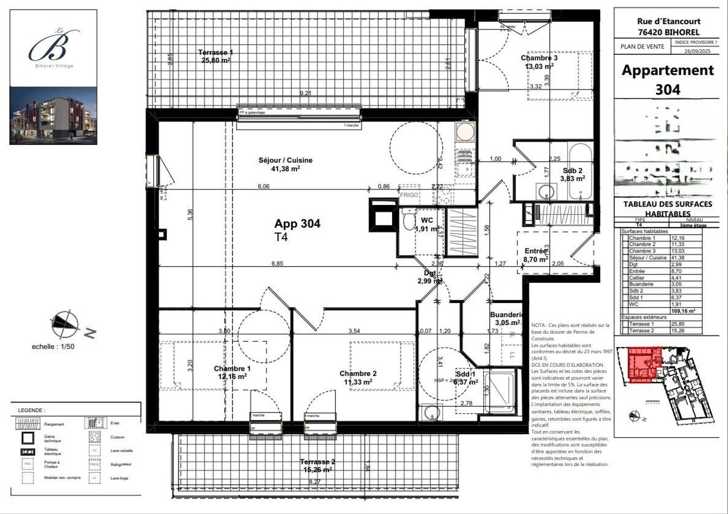 Appartement à vendre, 109m², Bihorel