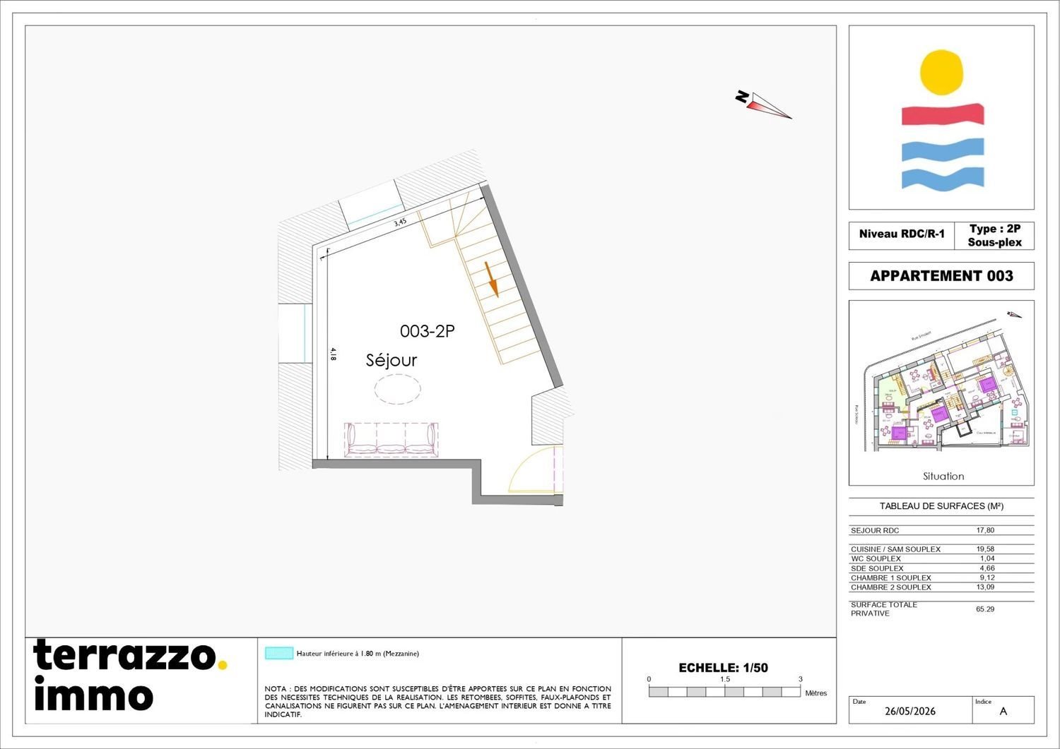 Appartement à vendre, 65m², Nice