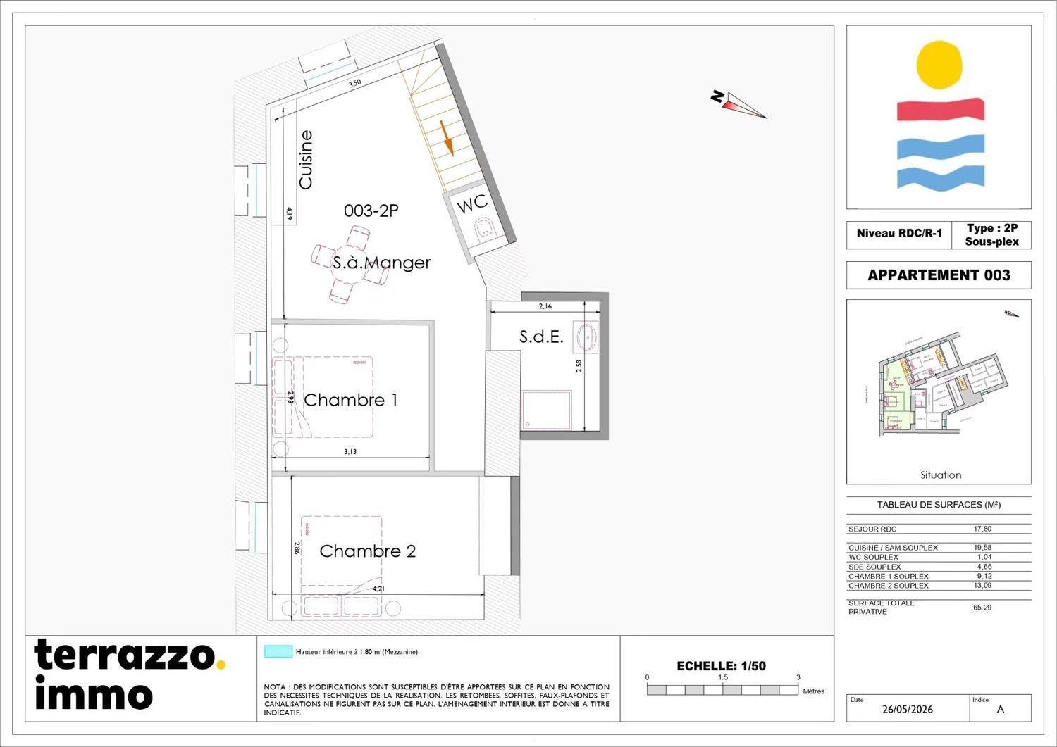 Appartement à vendre, 65m², Nice