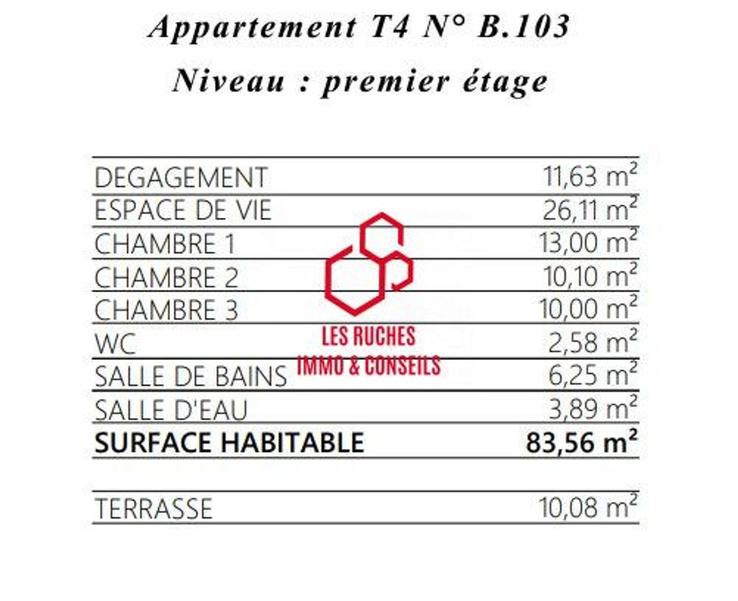 Appartement à vendre, 83m², Lagny-sur-Marne