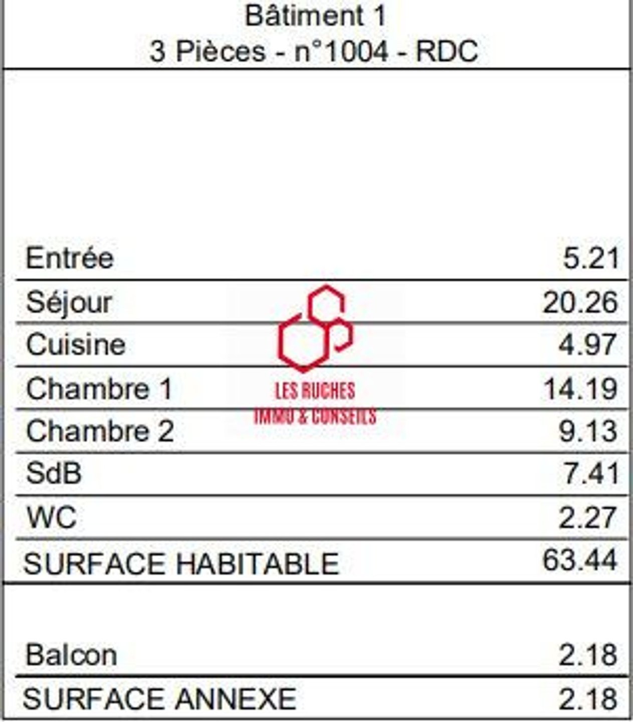 Appartement à vendre, 65m², Pomponne