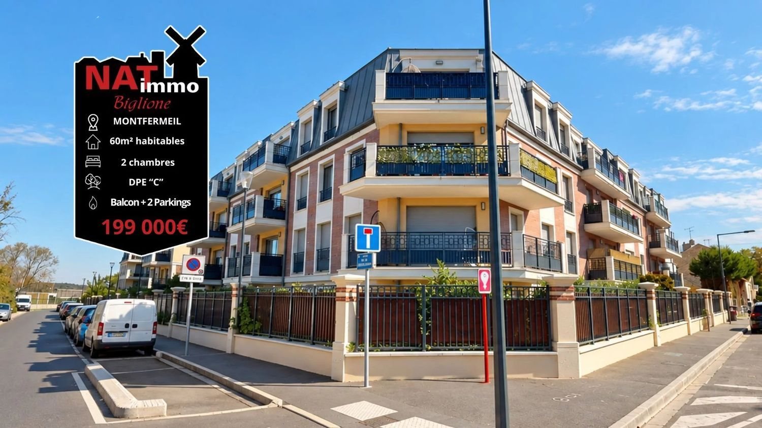 Appartement à vendre, 60m², Montfermeil