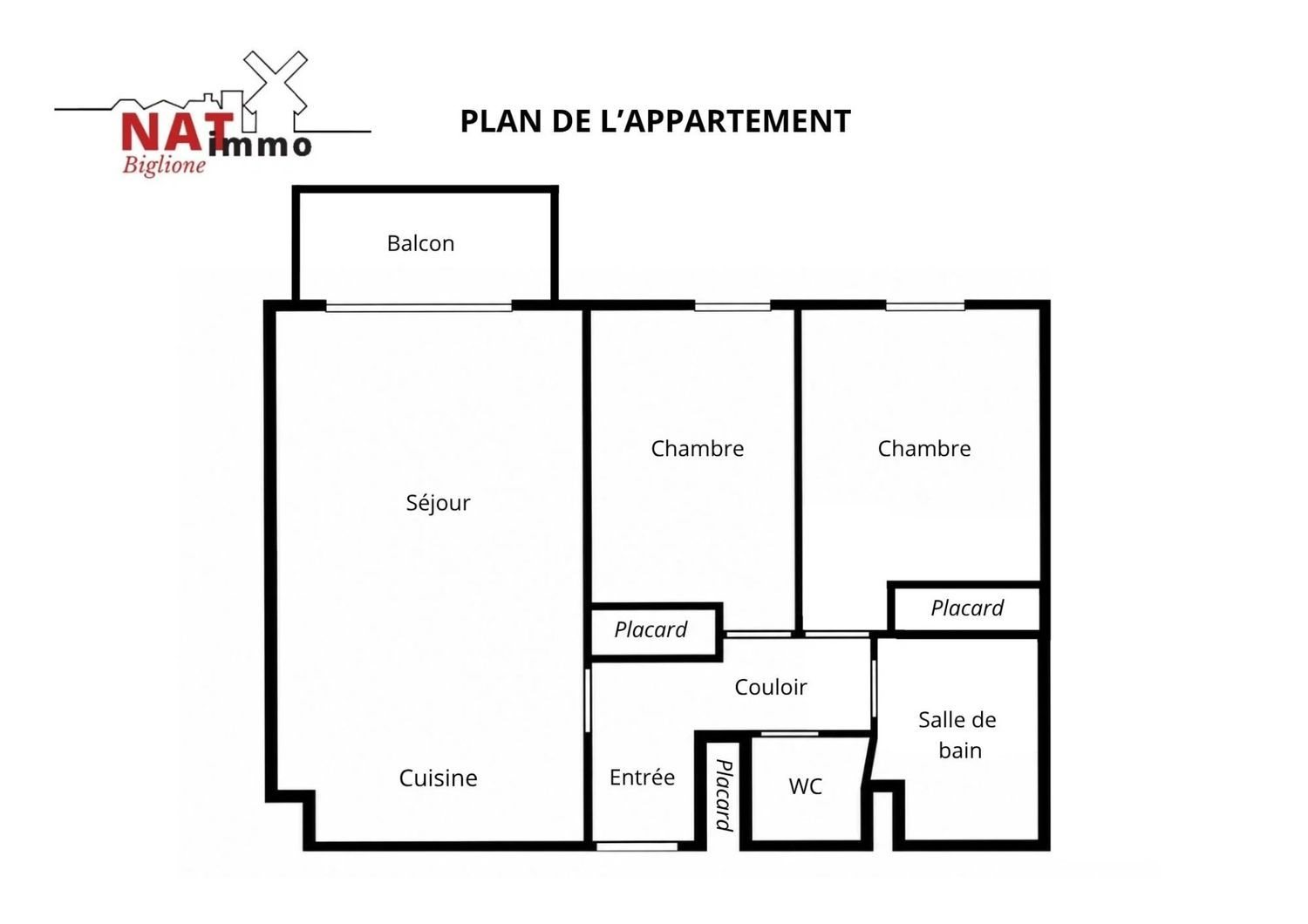 Appartement à vendre, 60m², Montfermeil