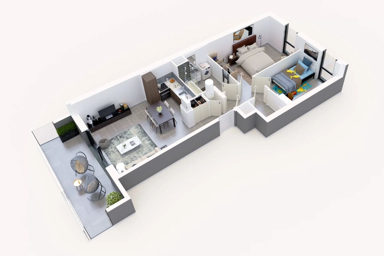 Appartement à louer, 57m², La Garde
