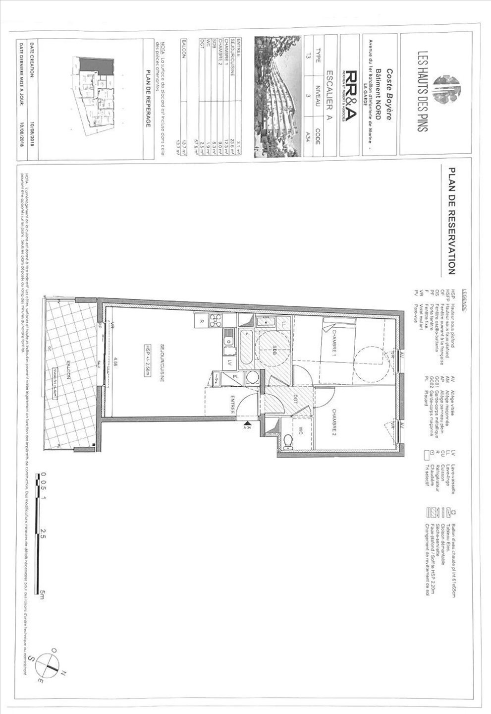Appartement à louer, 57m², La Garde