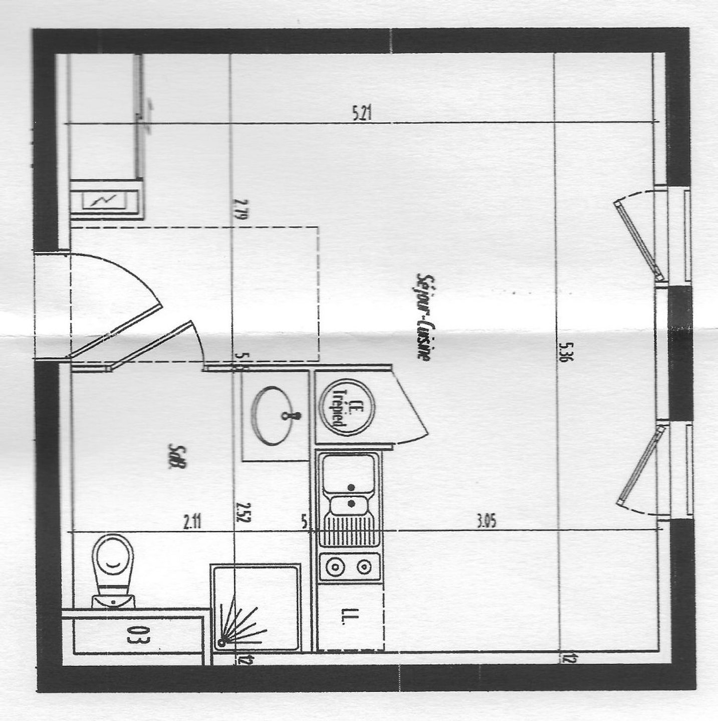 Appartement à vendre, 26m², Bron