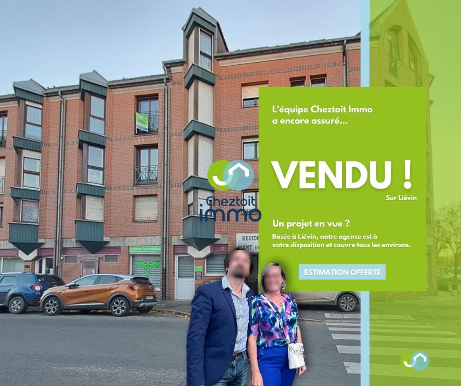 Appartement à vendre, 100m², Liévin
