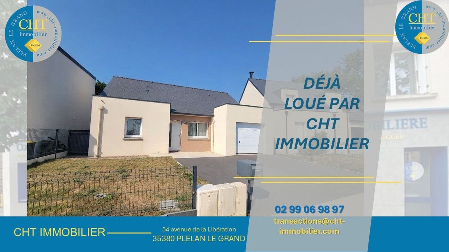 Maison à louer, 64m², Iffendic