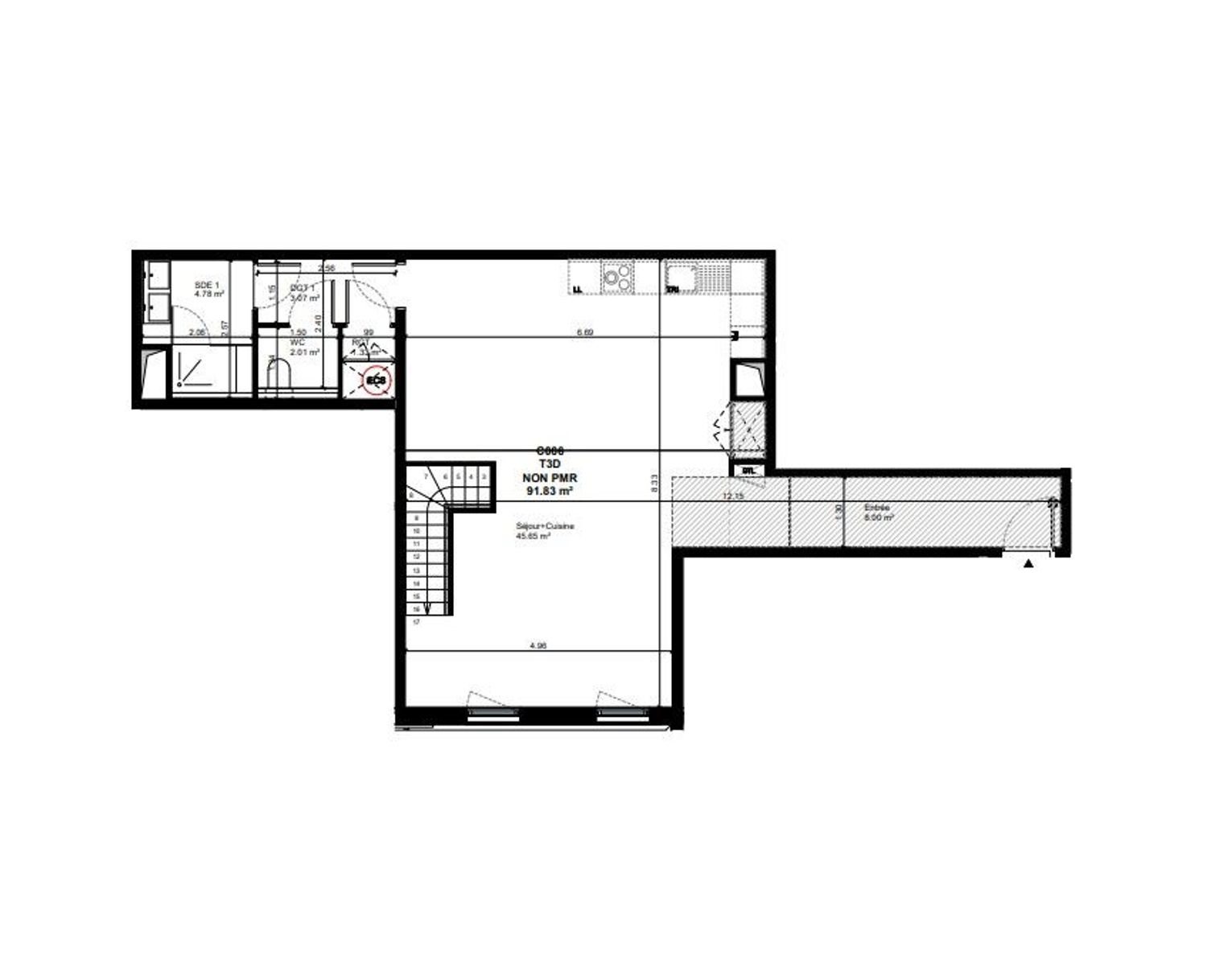 Appartement à vendre, 92m², Sète