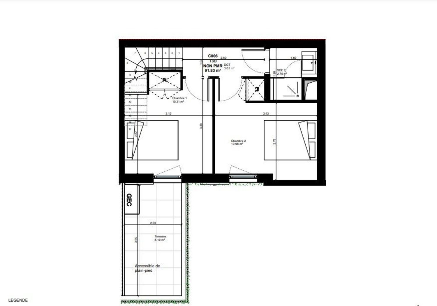 Appartement à vendre, 92m², Sète