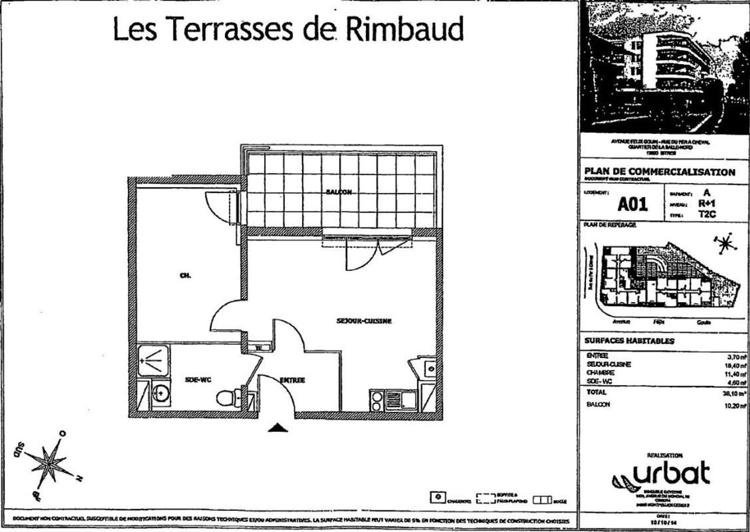 Appartement à louer, 38m², Fos-sur-Mer