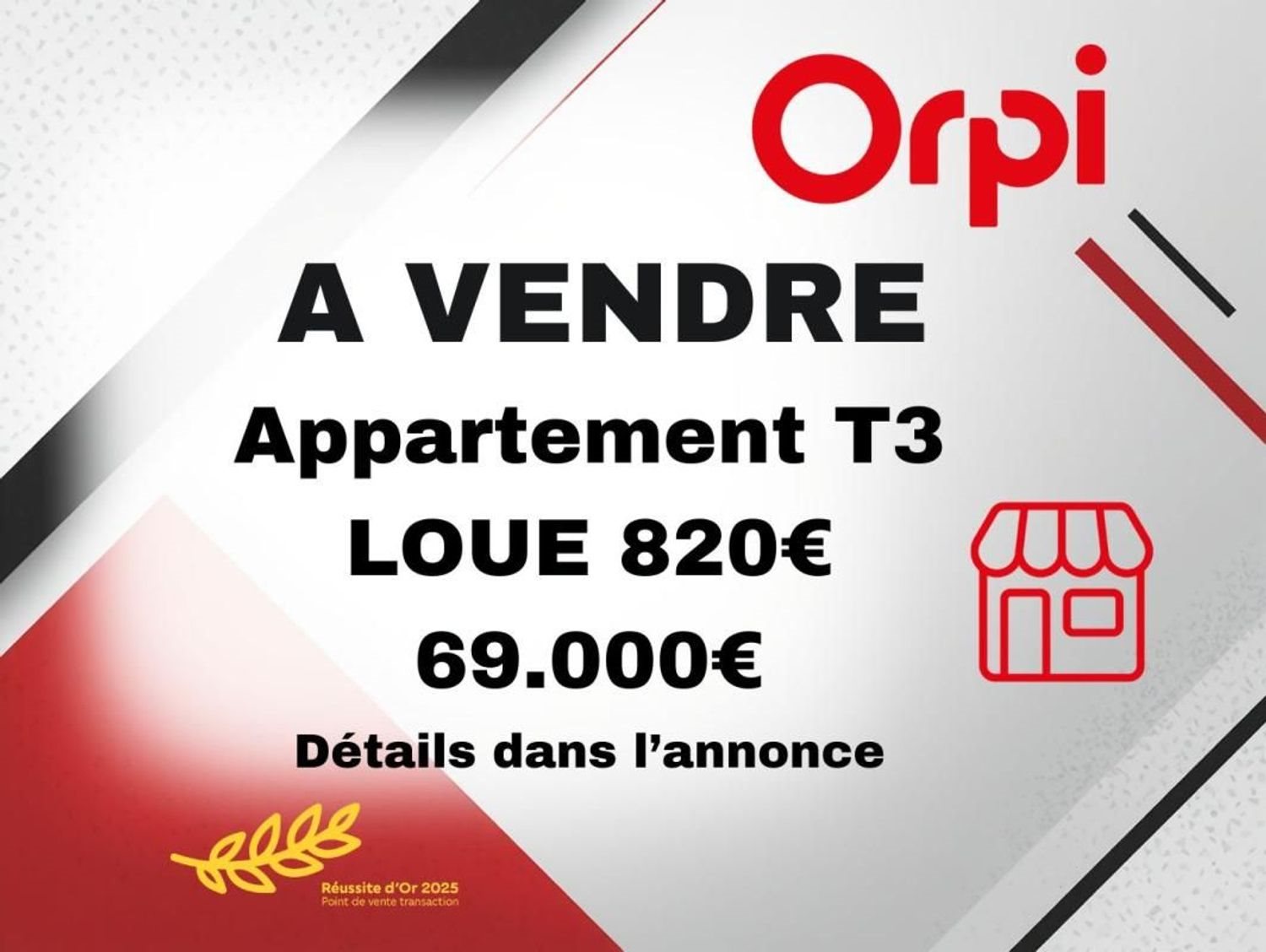 Appartement à vendre, 65m², Creil