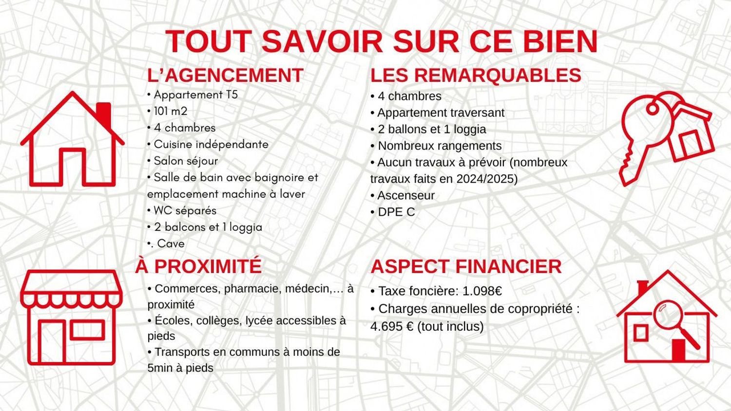 Appartement à vendre, 101m², Chenôve