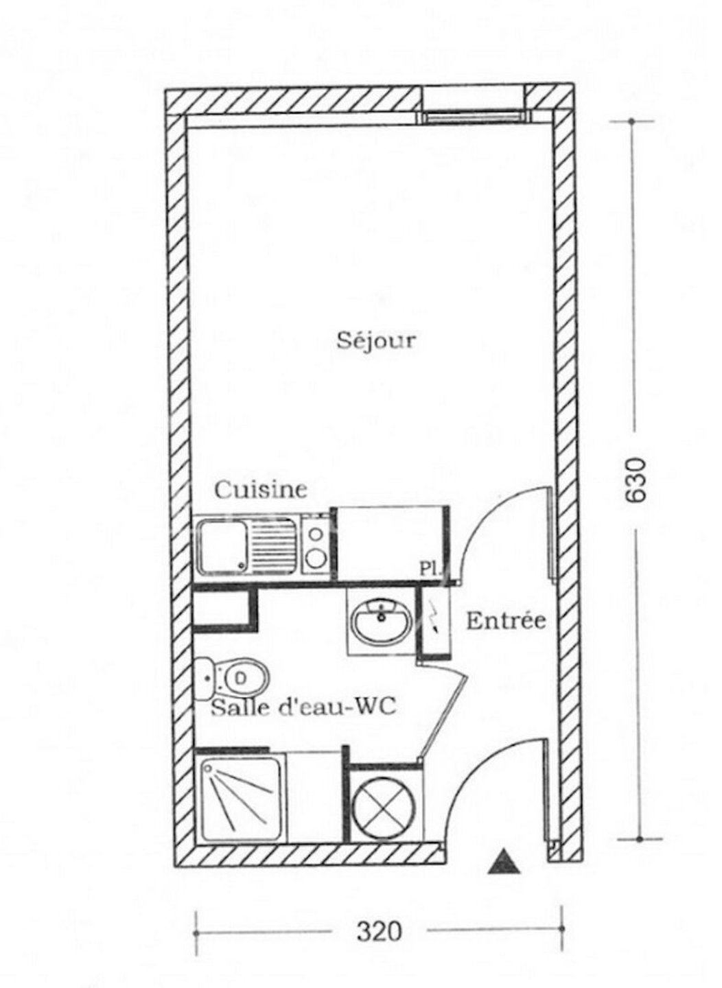 Appartement à vendre, 19m², Nantes