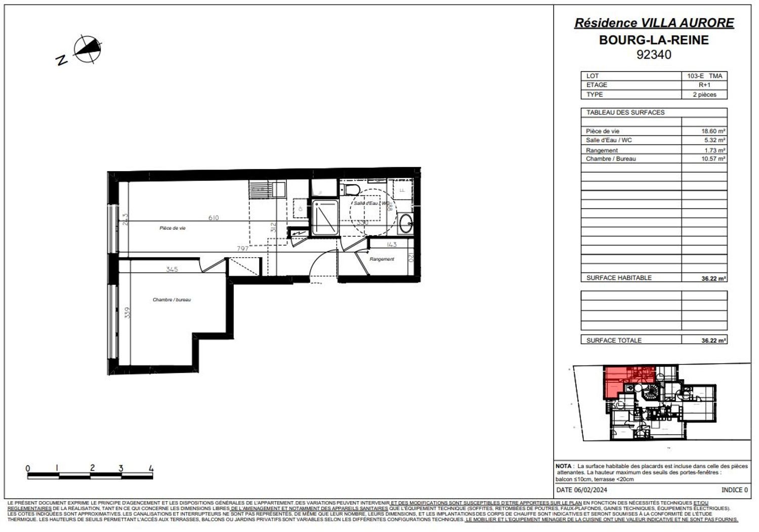 Appartement à vendre, 36m², Bourg-la-Reine
