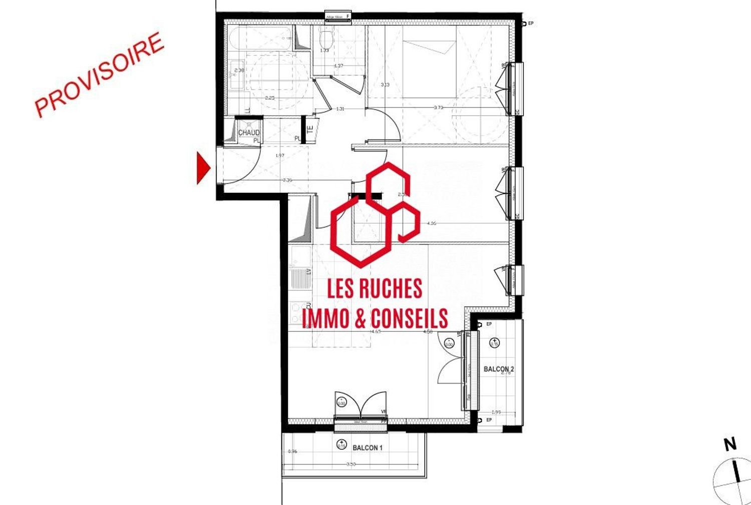 Appartement à vendre, 64m², Aubervilliers