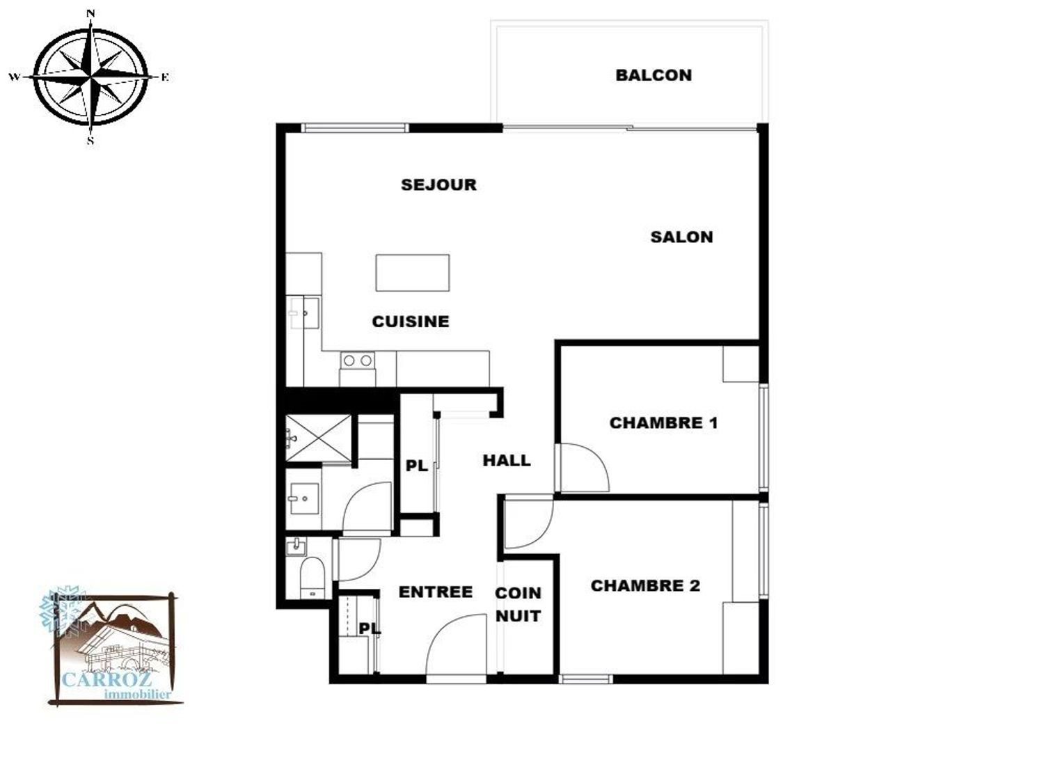 Appartement à vendre, 66m², Arâches-la-Frasse (Les Carroz d'Arâches)