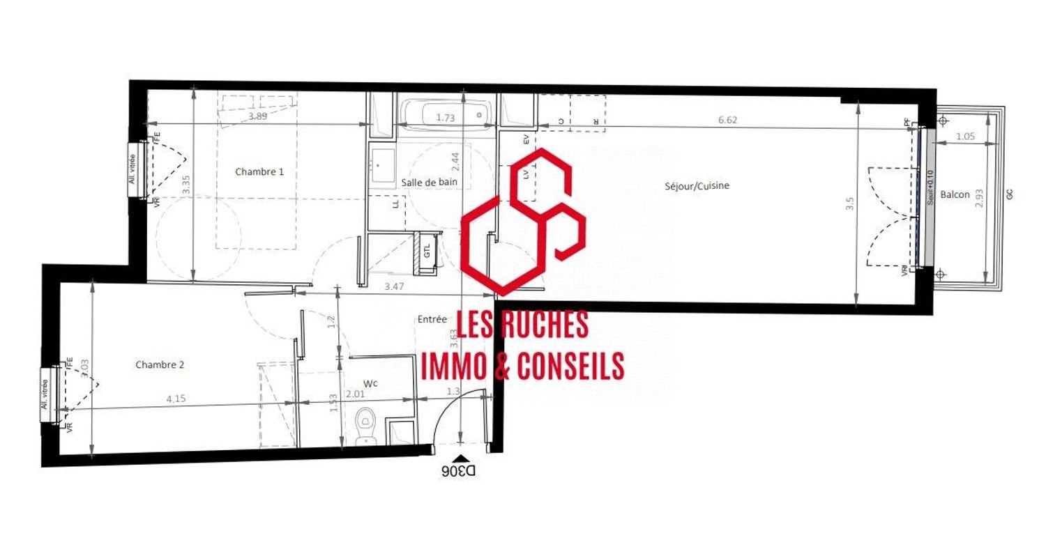 Appartement à vendre, 61m², Boissy-Saint-Léger